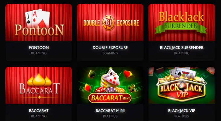 7Bit Casino Table Games