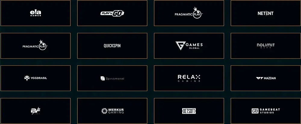 Game developers at Dolly Casino