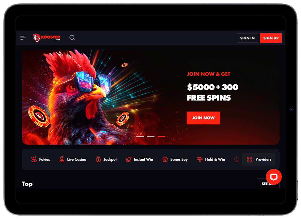Rooster Bet Mobile Version - Play Casino Games Anywhere on Any Device