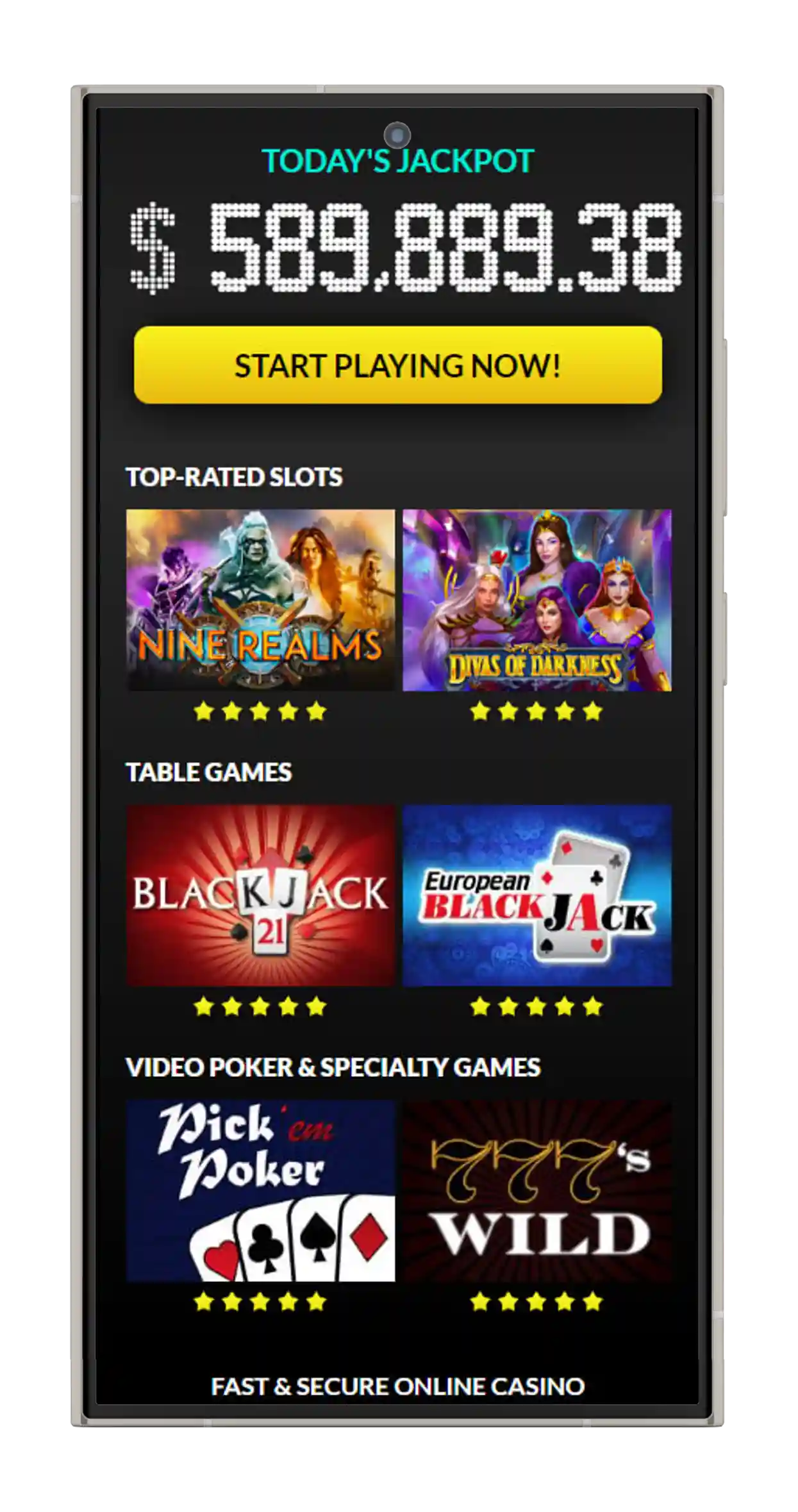 Heaps of Wins Mobile Version