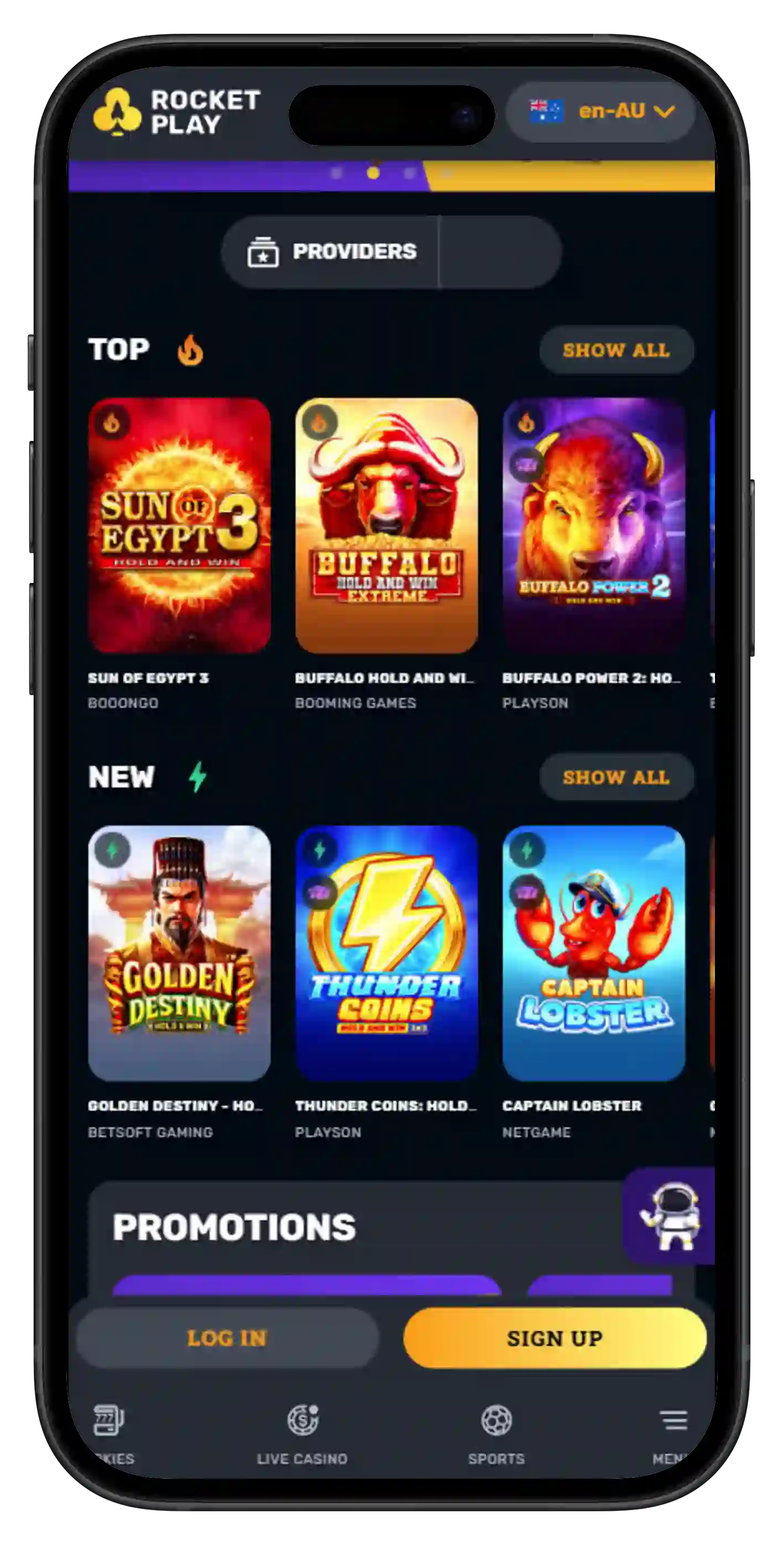 Mobile Casino RocketPlay