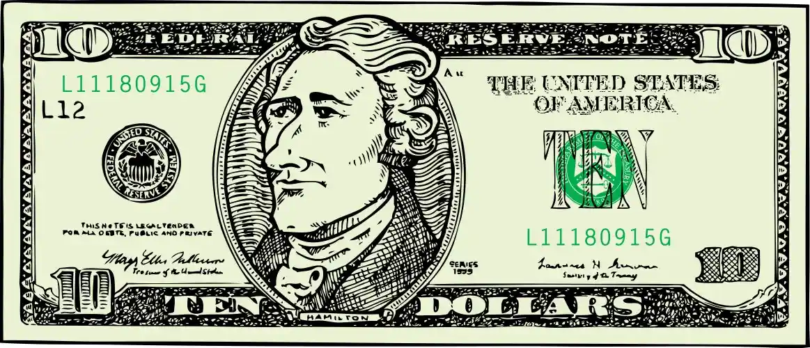Ten Dollars Deposit